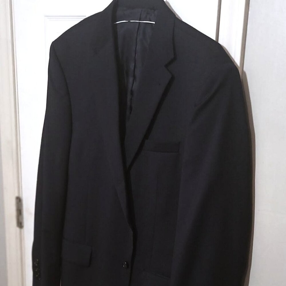 Joseph A. Bank Dark Blue/Almost Black Blazer Only  42L